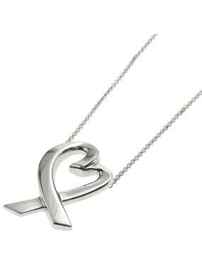 Tiffany & Co Loving Heart Necklace Silver